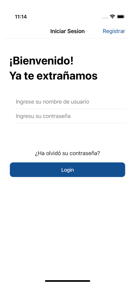 MultiEnvíos Express - MultiEnvios Express app login screen in Spanish