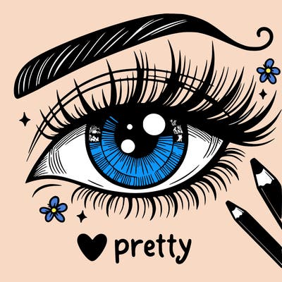 pretty eye
