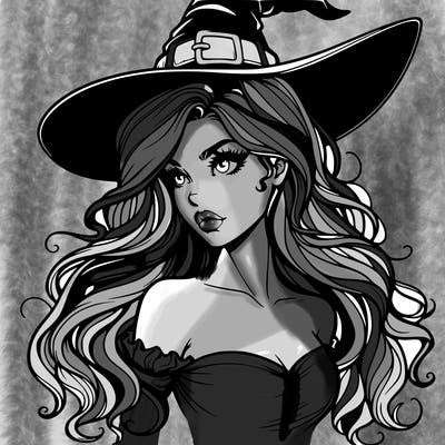 realistic witch