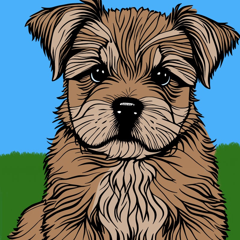 realistic puppy