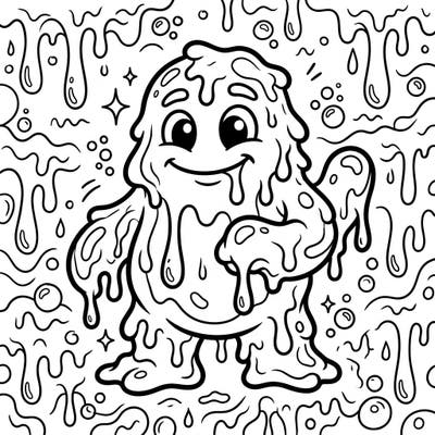 Get ready for a super slimy, super fun adventure with our friendly Snot Monster coloring page! Designed especially for kids aged 4-8, this playful creature promises hours of creative coloring excitement.