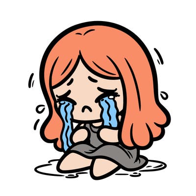 crying