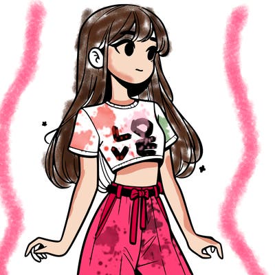 girl in a cute crop top