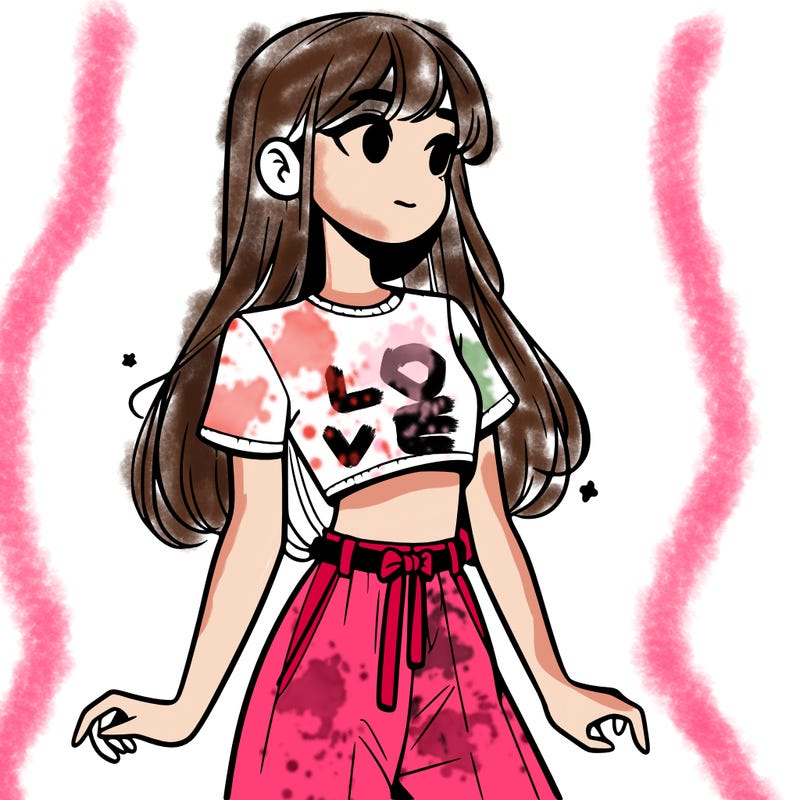 girl in a cute crop top