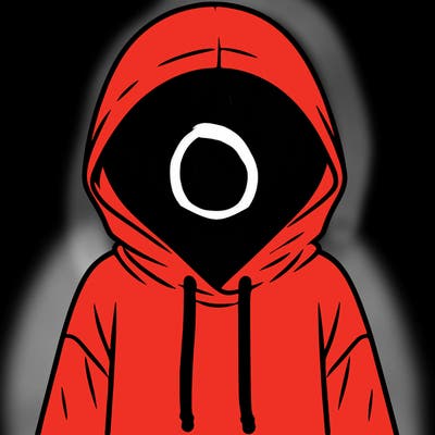 faceless girl in hoodie