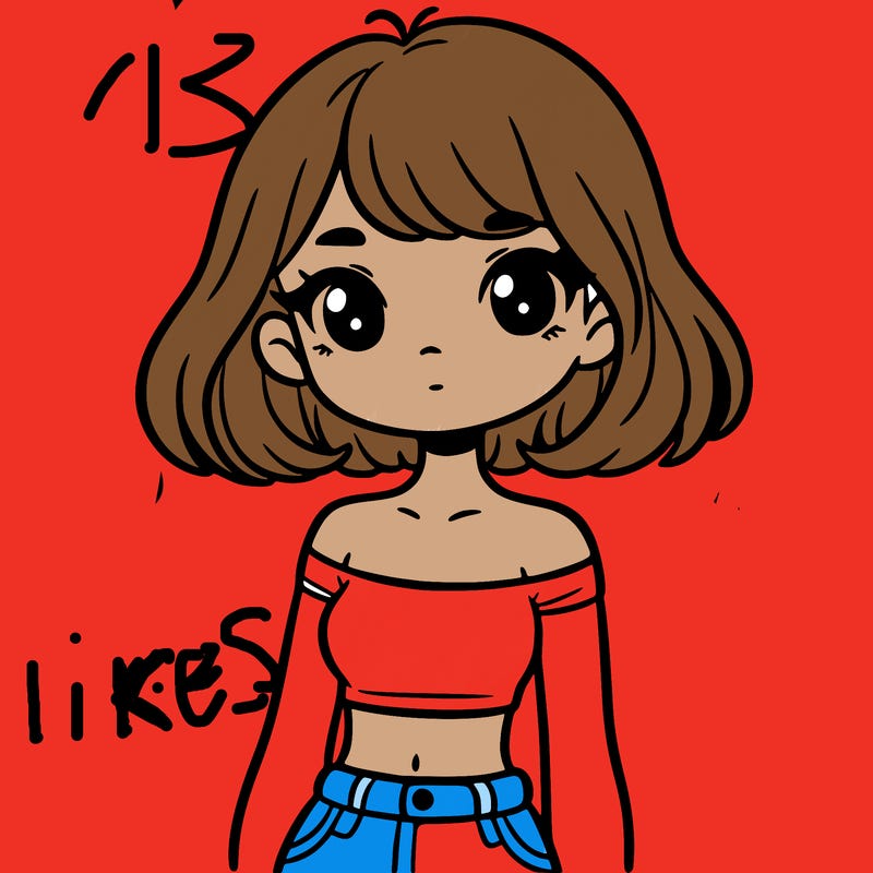 girl in a cute crop top