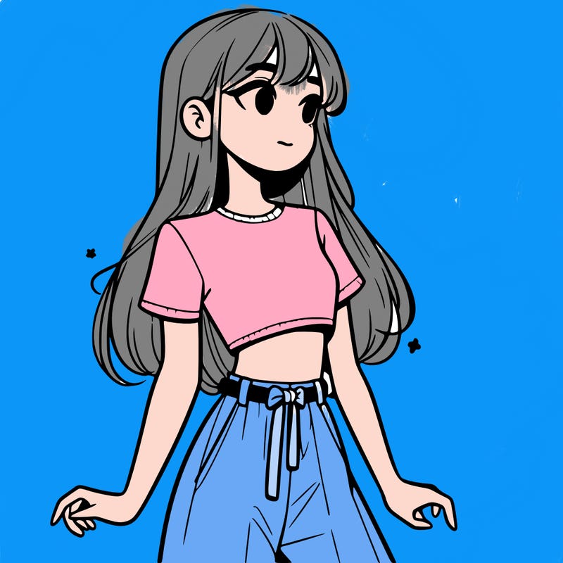 girl in a cute crop top