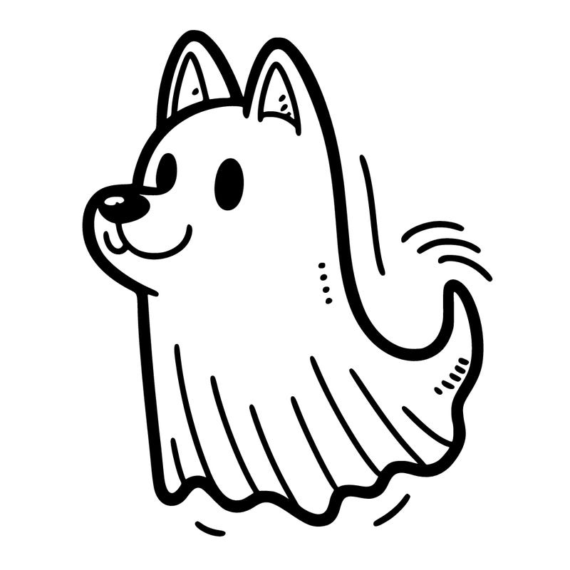 a ghost dog