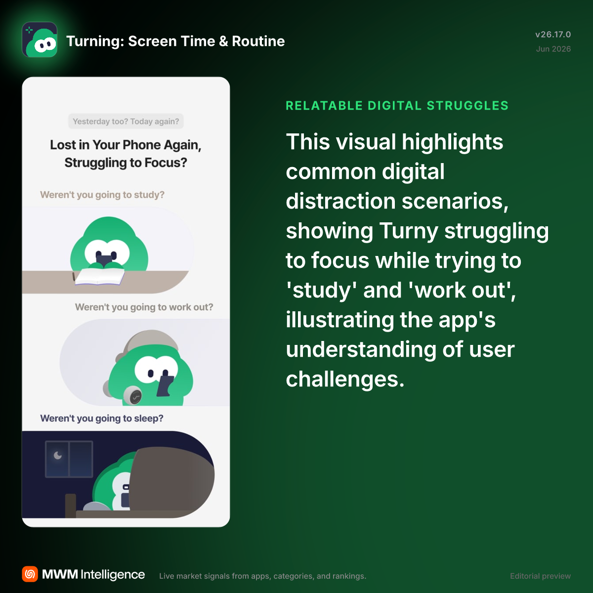Turning: Screen Time & Routine - Productivity App | MWM