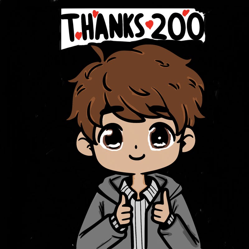 thanks for 200 likes