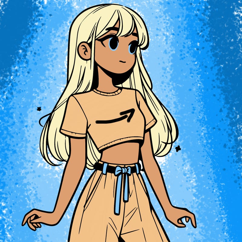 girl in a cute crop top