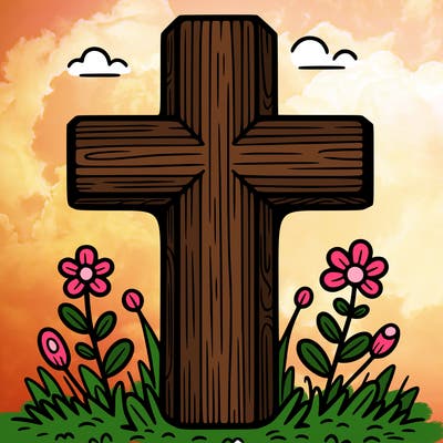 a non-realistic cross