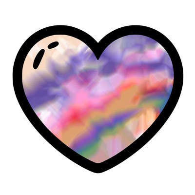 a blank heart