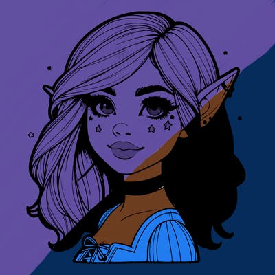 realistic halloween elf girl