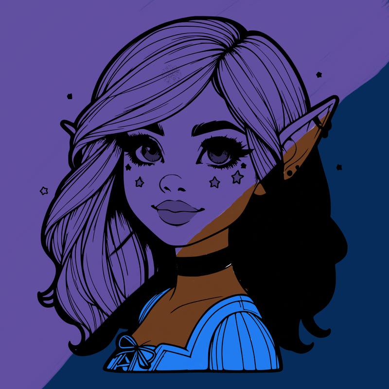 realistic halloween elf girl