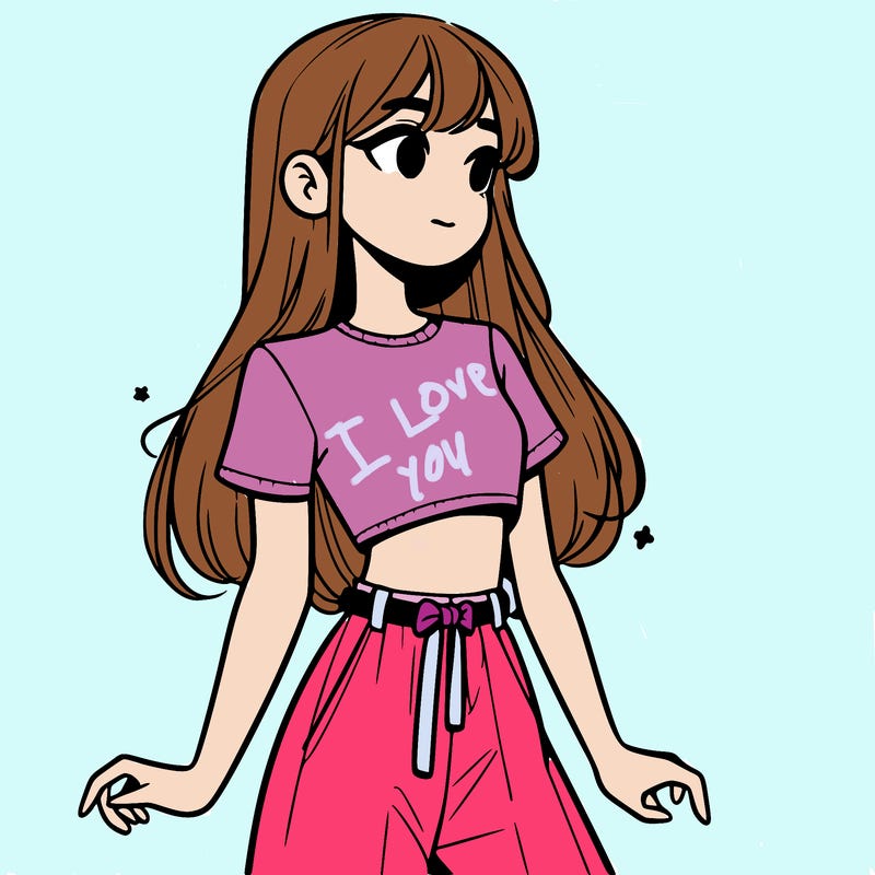 girl in a cute crop top