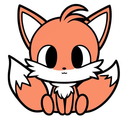 tails a two tailed fox