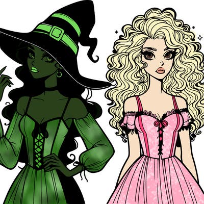 elphaba and glinda