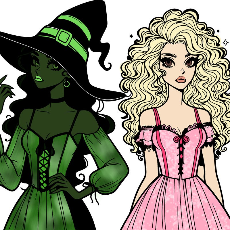 elphaba and glinda