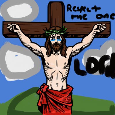 jesus on the cross dieing for our sins