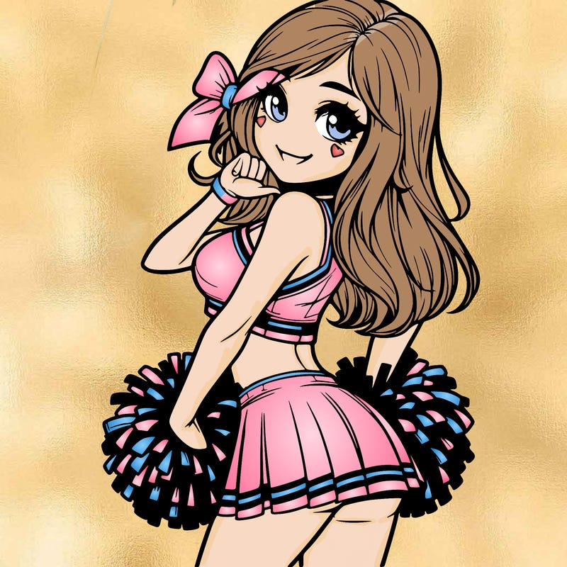 realistic cheerleader