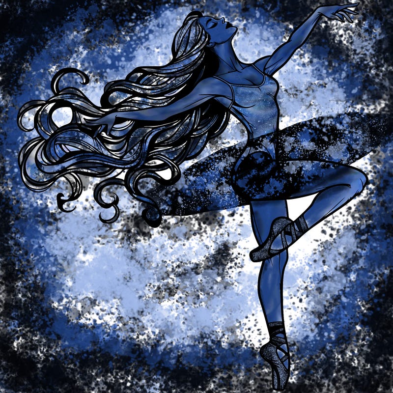 realistic woman dancer