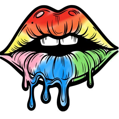 lips that look realistic and drip