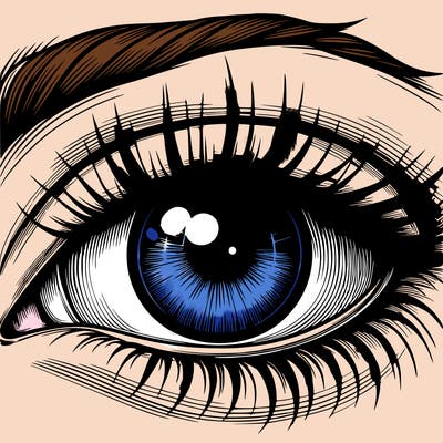 realistic eye