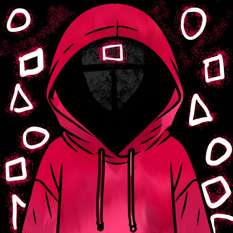 faceless girl in hoodie