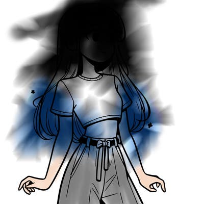 girl in a cute crop top