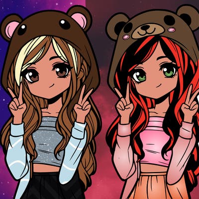 teen girl in animal costume