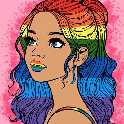 beautiful realistic girl