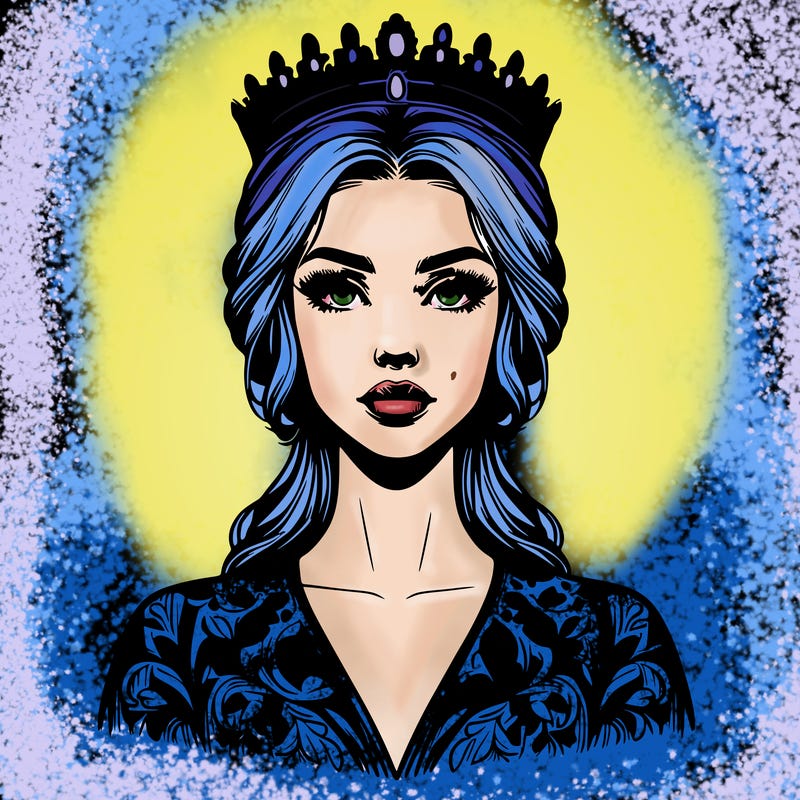 realistic beautiful queen