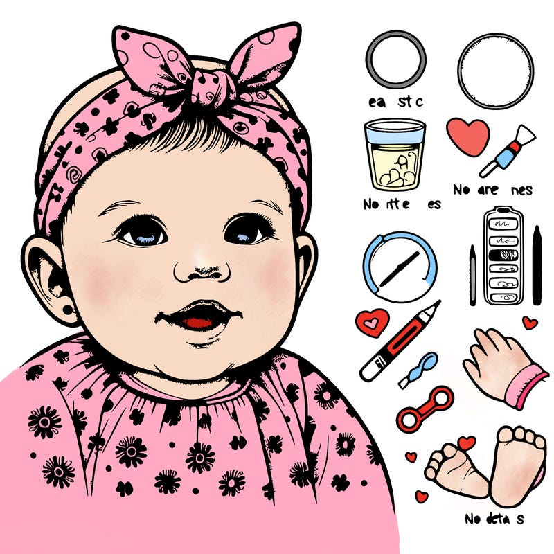 realistic six month old baby girl that's realistic