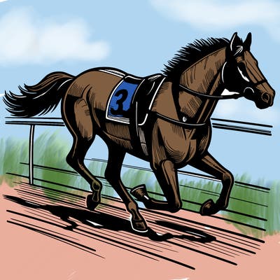 race horse realistic