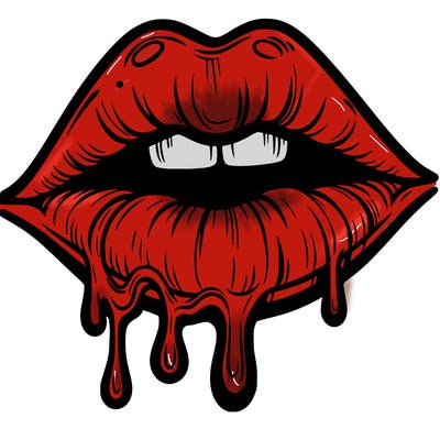 lips that look realistic and drip