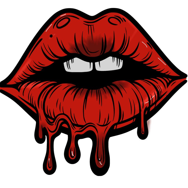 lips that look realistic and drip