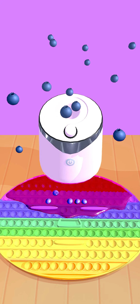 DIY Makeup - Mixing blueberry ingredients over a rainbow pop it in DIY Makeup