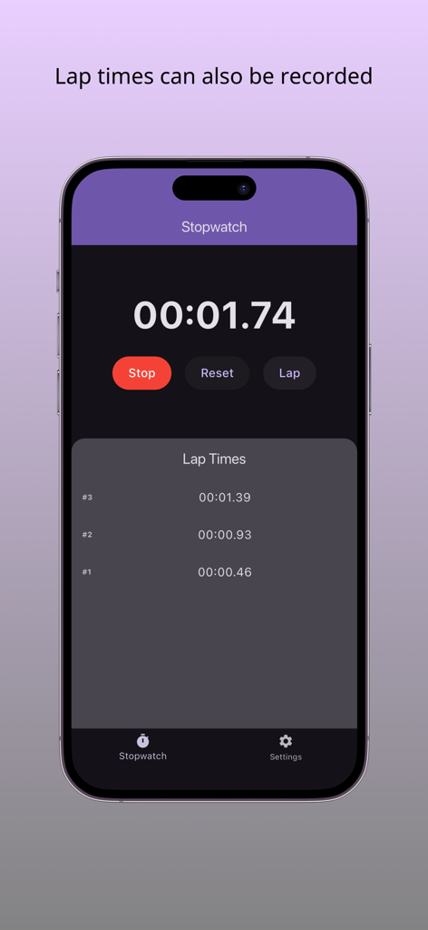 Stopwatch - Simple Stopwatch - Sports App | MWM