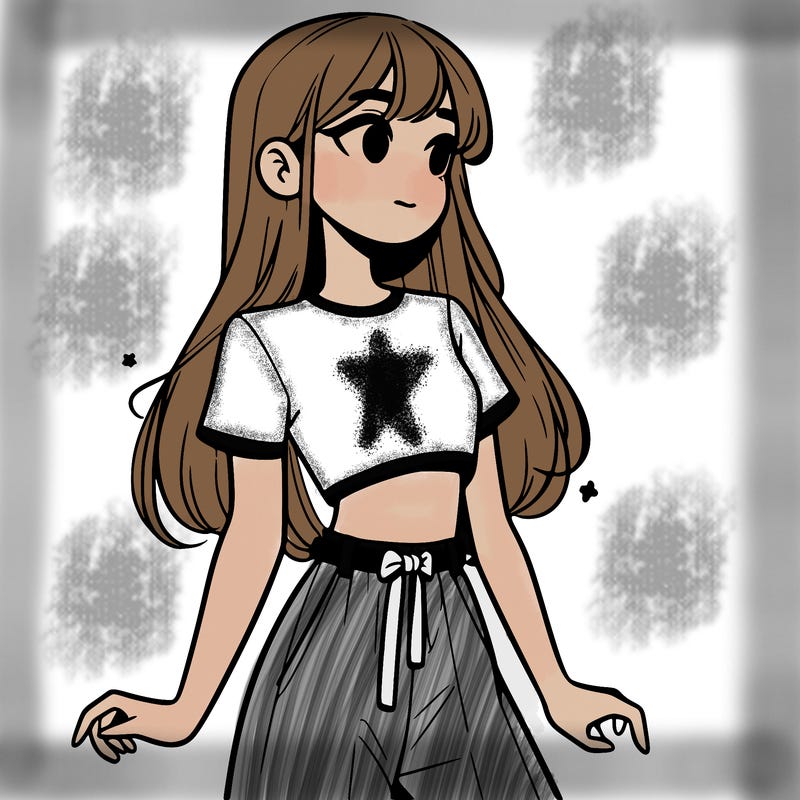 girl in a cute crop top