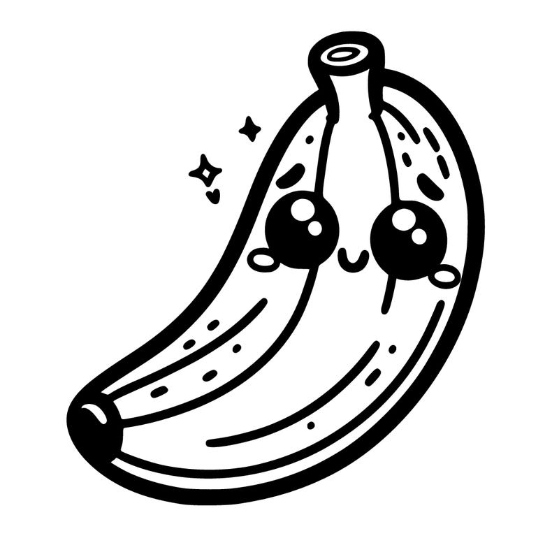 a cute banana