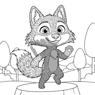 myself as a wolf human cute