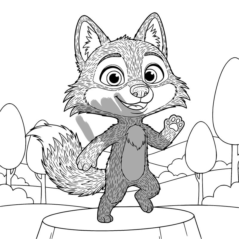 myself as a wolf human cute