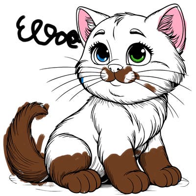 realistic cat