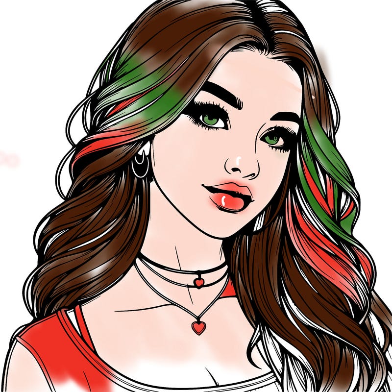 detailed realistic girl