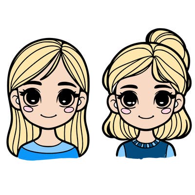 tow girls and one is little and ones older