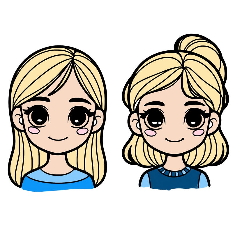 tow girls and one is little and ones older