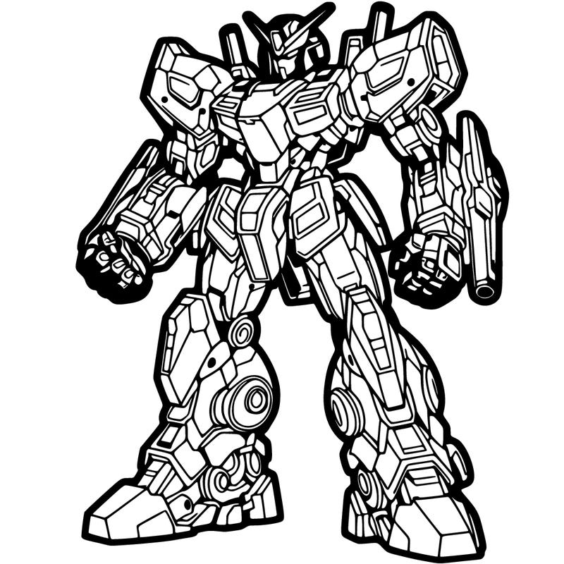 mecha with armor that shifts and changes.