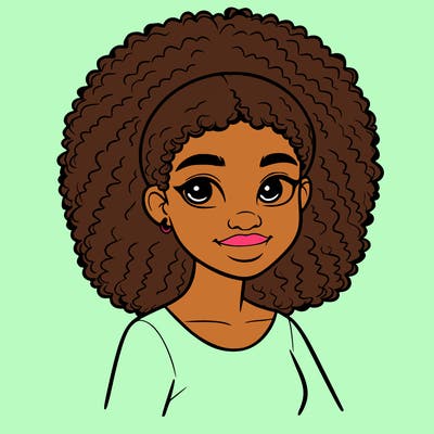 realistic black girl