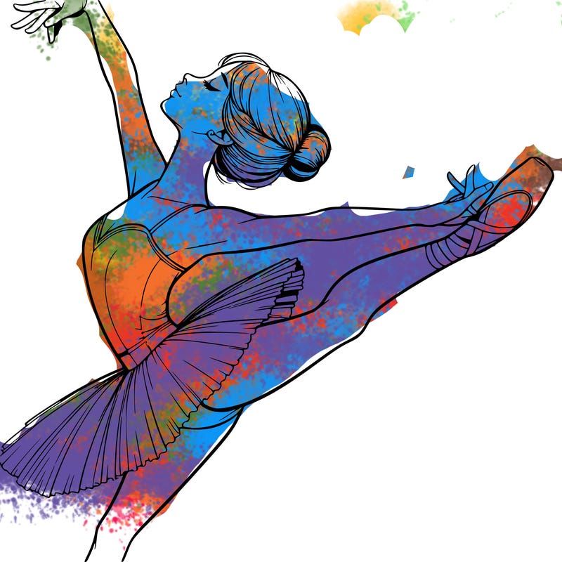 realistic ballerina